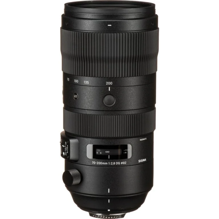 Sigma 70-200mm f/2.8 DG OS HSM lens for professional photography.