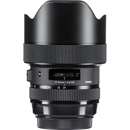 Sigma 14-24mm f/2.8 DG lens for professional photography.
