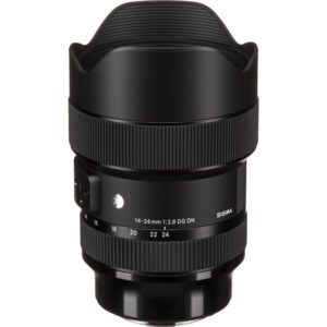 Sigma 14-24mm f/2.8 DG DN lens for mirrorless cameras, available at Camix UK.
