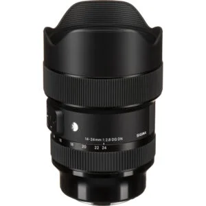 Sigma 14-24mm f/2.8 DG DN lens for mirrorless cameras, available at Camix UK.
