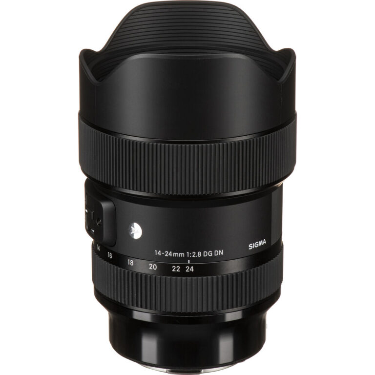 Sigma 14-24mm f/2.8 DG DN lens for mirrorless cameras, available at Camix UK.