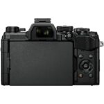 Back view of a mirrorless camera with a flip-out screen, ideal for photography enthusiasts.