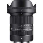 Sigma 18-50mm f/2.8 DC DN lens for mirrorless cameras, ideal for photography enthusiasts.