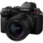 Panasonic Lumix S5 mirrorless camera with lens, available at Camix UK.