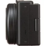 Side view of a compact digital camera body available at Camix UK.