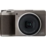 Compact digital camera with GR lens, ideal for photography enthusiasts.