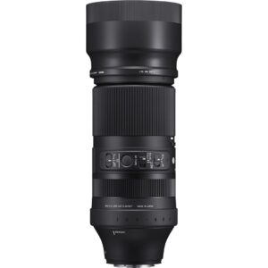 Sigma telephoto zoom lens for professional photography, available at camera shop UK.