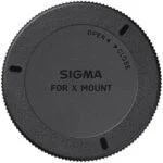 Sigma lens cap for X mount, available at Camix camera shop UK.