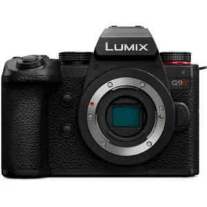 Panasonic Lumix G9 II mirrorless camera body, ideal for professional photography.