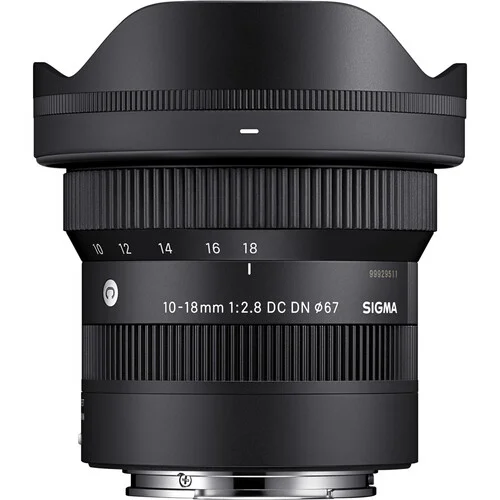 1696477548_1789117 Sigma 10-18mm f/2.8 DC DN lens for mirrorless cameras, ideal for wide-angle photography.