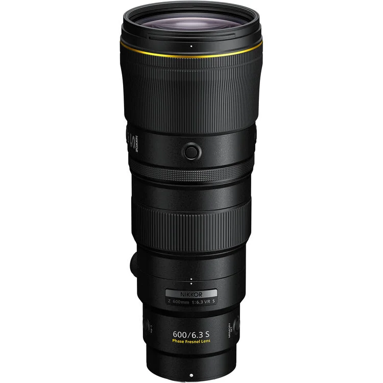1696985124_1789975 Nikon 600mm f/6.3 S lens for professional photography, ideal for wildlife and sports.
