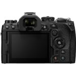 Back view of a digital mirrorless camera with LCD screen and controls, available at Camix UK.