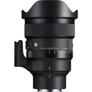 Sigma 15mm f/1.4 DG DN Fisheye lens for mirrorless cameras.