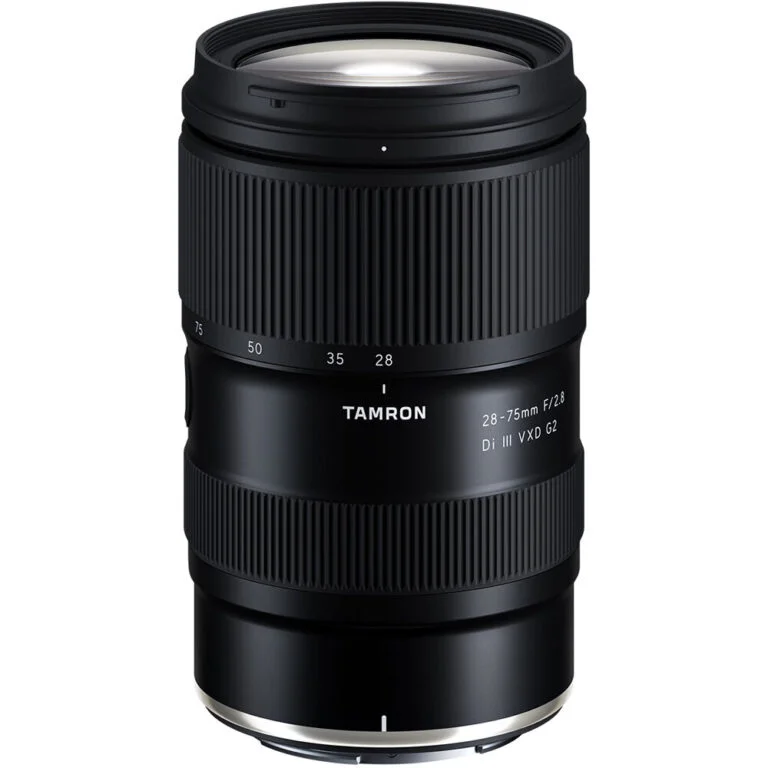 Tamron 28-75mm f/2.8 Di III VXD G2 lens for mirrorless cameras.