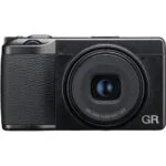 Compact digital camera with GR lens, ideal for photography enthusiasts.