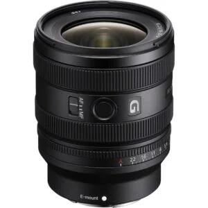 Sony E mount wide angle lens for mirrorless cameras, available at Camix UK.