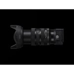 Sigma camera lens on black background, available at Camix UK.