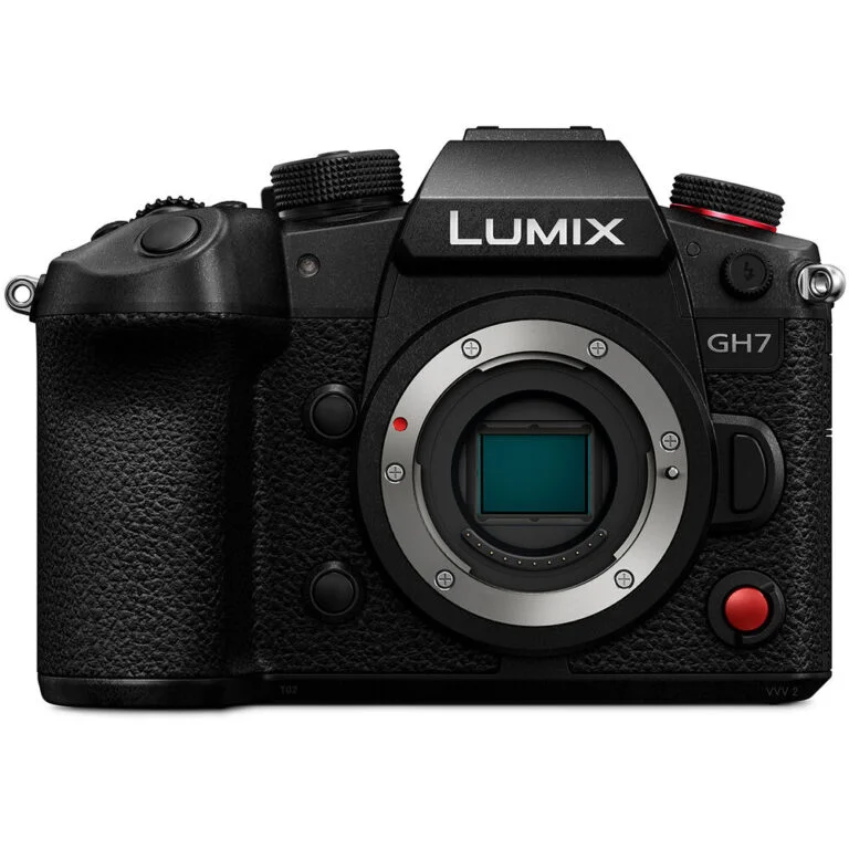 Panasonic Lumix GH7 mirrorless camera body available at Camix UK.