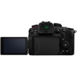 Back view of a mirrorless camera with a flip-out screen, available at Camix UK.