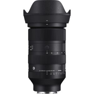 Sigma 28-105mm f/2.8 DG DN lens for mirrorless cameras, available at Camix UK.