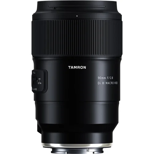 Tamron 90mm F2.8 Di III Macro lens for professional photography.