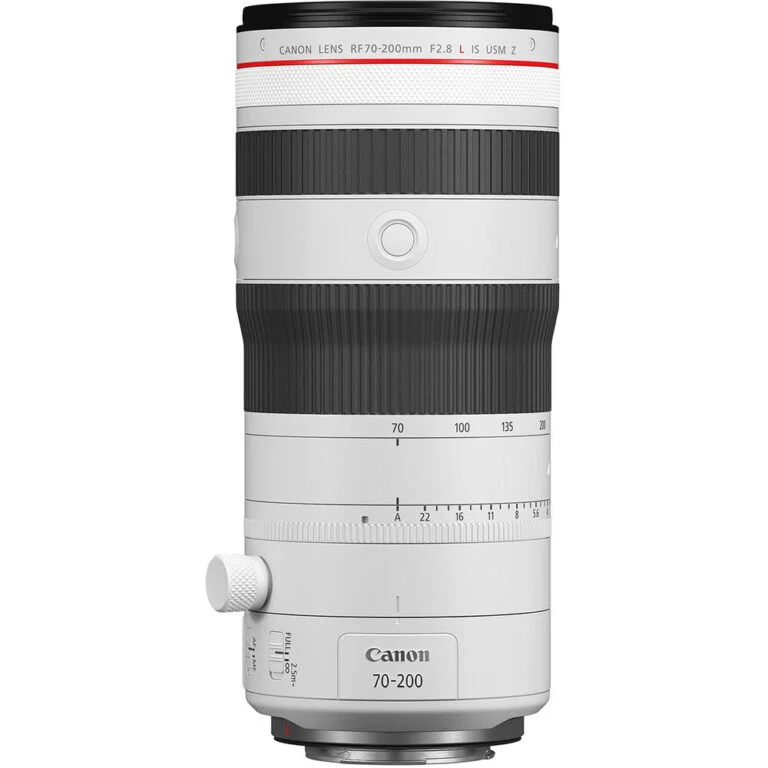 Canon RF 70-200mm f/2.8L IS USM lens for professional photography.