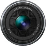 Olympus M.Zuiko Digital 17mm f/1.8 lens for Micro Four Thirds cameras.