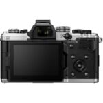 Back view of a mirrorless camera with LCD screen and control buttons, available at Camix UK.