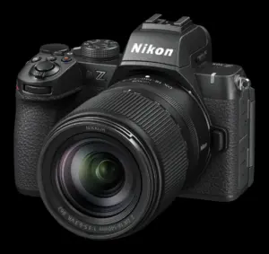 Nikon Z50 II with 18-140mm lens, mirrorless camera available at Camix UK.