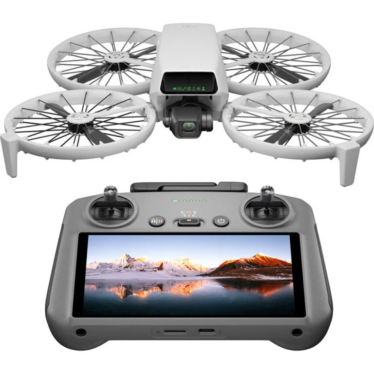 DJI drone with controller, available at Camix camera shop UK.