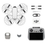 DJI drone with controller and accessories from Camix camera shop UK.