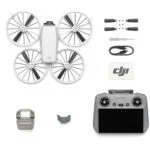 DJI drone with controller and accessories from Camix camera shop UK.