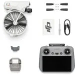 DJI drone and accessories including controller, propellers, and cables from Camix camera shop UK.