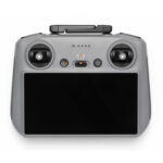 DJI drone remote controller with screen, ideal for professional photography and videography.