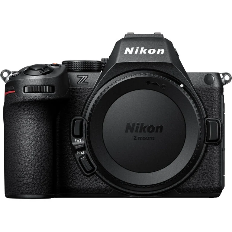 Nikon Z mirrorless camera body on display at Camix camera shop UK.