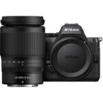 Nikon Z mount mirrorless camera with zoom lens, available at Camix UK.