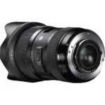 Sigma camera lens with focus switch, ideal for DSLR and mirrorless cameras.