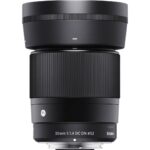 Sigma 30mm f/1.4 DC DN lens for mirrorless cameras, ideal for photography enthusiasts.