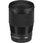 Sigma 16mm f/1.4 DC DN lens for mirrorless cameras, available at Camix UK.