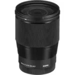 Sigma 16mm f/1.4 DC DN lens for mirrorless cameras, available at Camix UK.