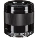 Sony E 50mm f/1.8 OSS lens for mirrorless cameras, ideal for portraits and low-light photography.