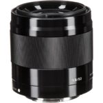 Sony E mount 50mm f/1.8 lens for mirrorless cameras, ideal for photography enthusiasts.