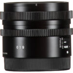 Black camera lens with focus and zoom rings, suitable for DSLR and mirrorless cameras.