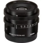 Sigma 45mm f/2.8 DG DN lens for mirrorless cameras, available at Camix UK.