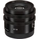 Black camera lens with focus and aperture rings, ideal for photography enthusiasts.