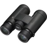 Nikon binoculars with black finish, ideal for outdoor photography and wildlife observation.