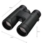 Nikon Prostaff P7 binoculars with measurements, available at Camix camera shop UK.