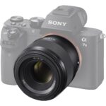 Sony mirrorless camera with lens, available at Camix UK.