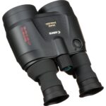 Canon image stabilizer binoculars with all-weather design.