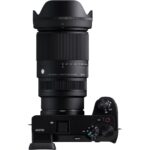 Sigma zoom lens on Sony mirrorless camera, available at Camix UK.